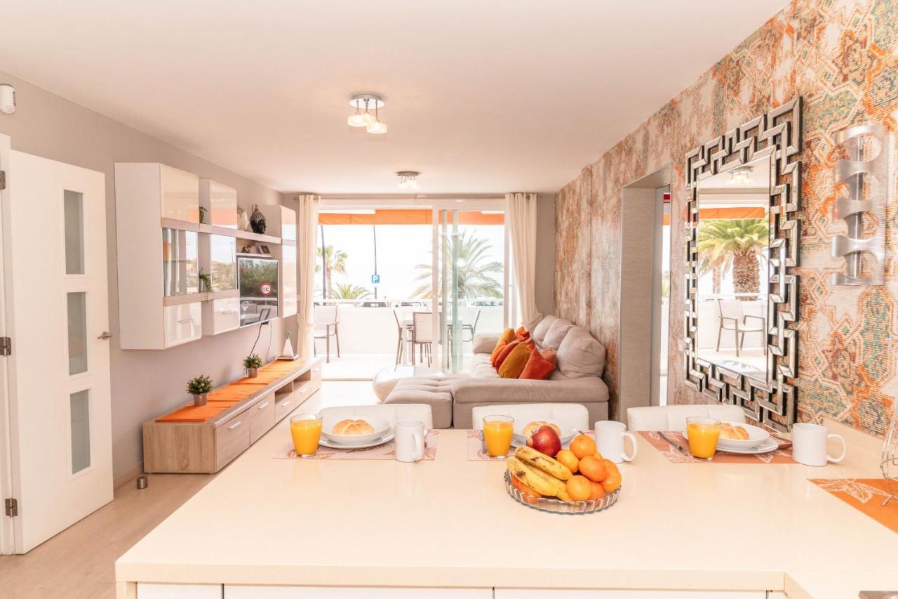 Апартаменты A Few Steps From The Beach Of Las Vistas Лос Кристианос Экстерьер фото